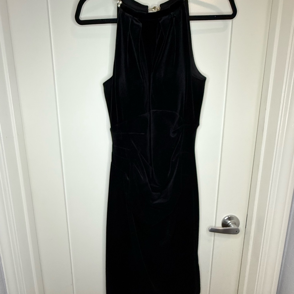 Chic Black Backless Dress